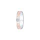 Pave Diamonds Platinum Band- 9