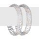 Diamond Swirl Flora Bangles